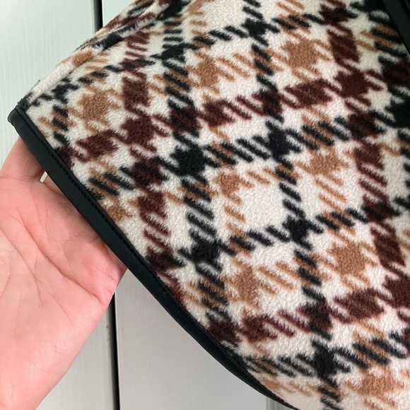 ⚡️RACHEL Rachel Roy Brown & Black Textured Cape - Picture 2 of 8